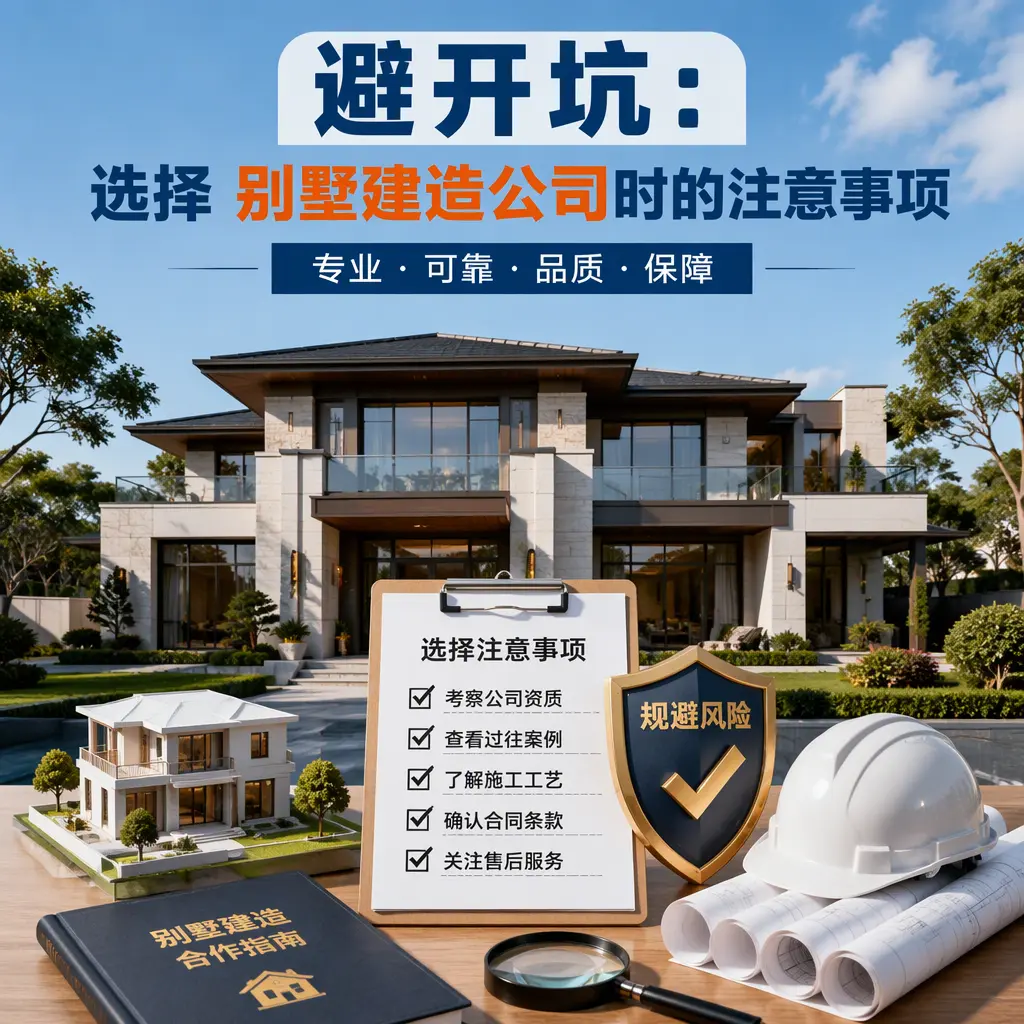 避开坑：选择 安龙 别墅建造公司时的注意事项