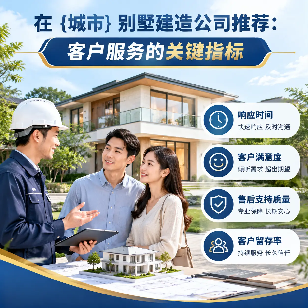 在 安龙 别墅建造公司推荐：客户服务的关键指标