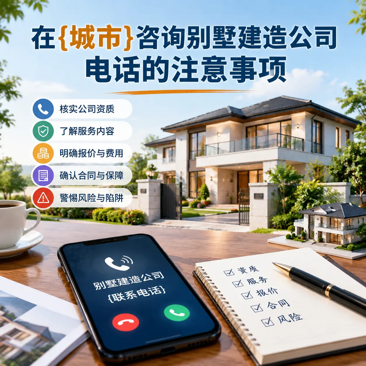 在安龙咨询别墅建造公司电话的注意事项