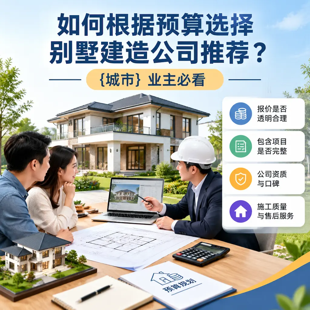 如何根据预算选择别墅建造公司推荐? 安龙 业主必看