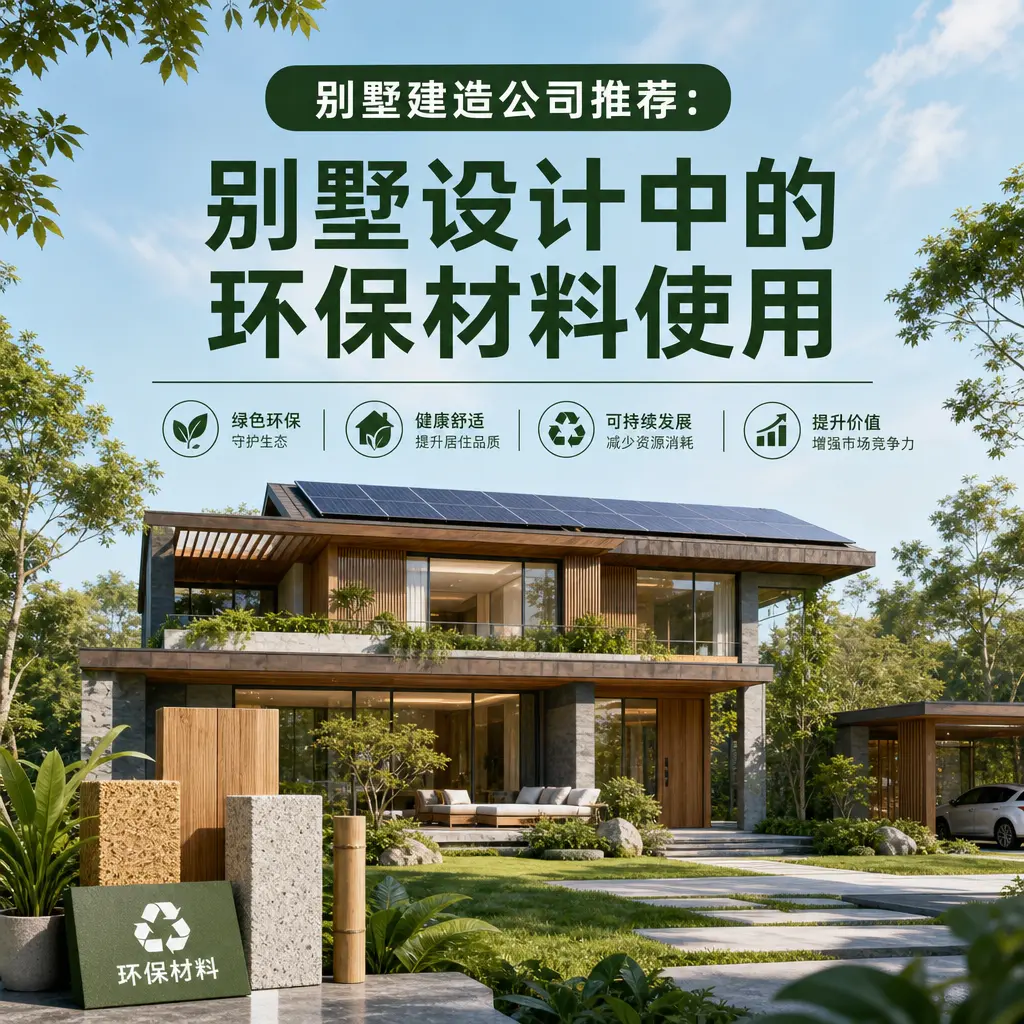 别墅建造公司推荐： 安龙 别墅设计中的环保材料使用
