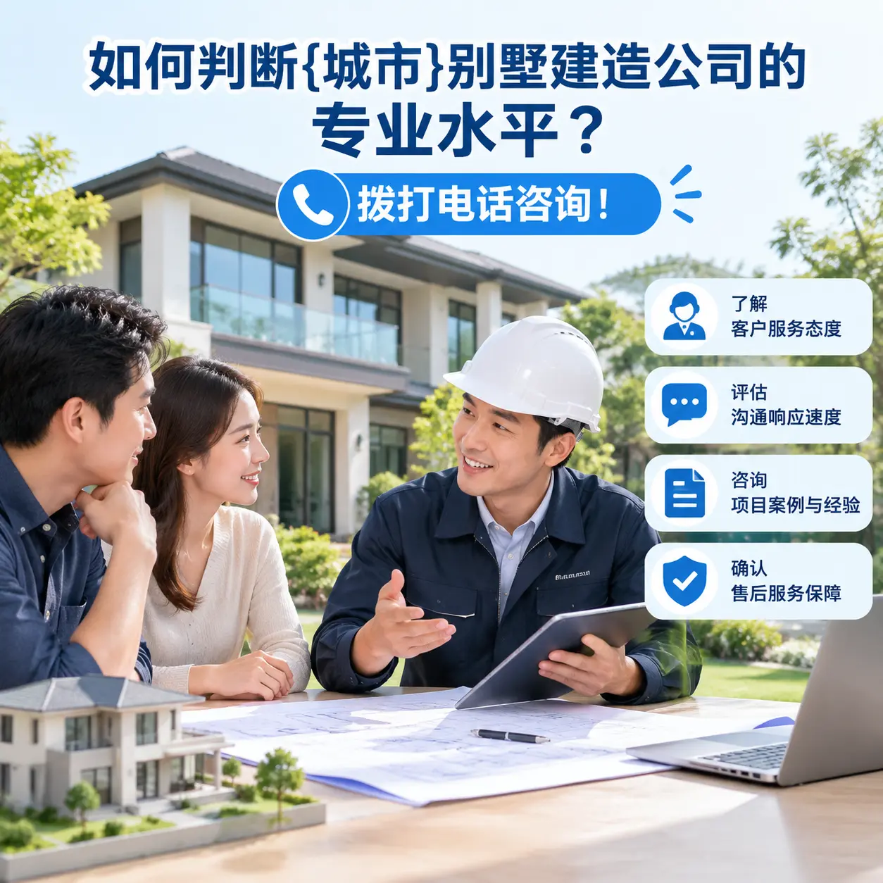 如何判断安龙别墅建造公司的专业水平?拨打电话咨询!